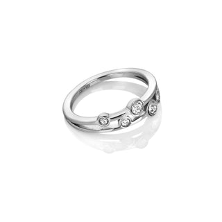 Oceľový prsteň Ava & Sky Halo ASR0002