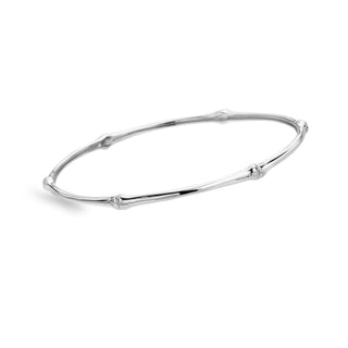 Pevný stříbrný náramek Hot Diamonds x Tasha Ghouri Bamboo DC200