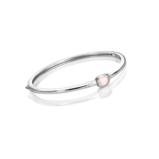 Pevný stříbrný náramek Hot Diamonds Rose Quartz DC241