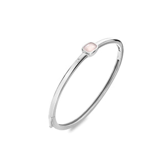 Pevný stříbrný náramek Hot Diamonds Rose Quartz DC241