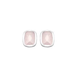 Stříbrné náušnice Hot Diamonds Rose Quartz DE910
