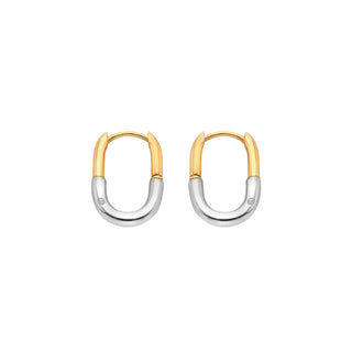 Pozlacené stříbrné náušnice Hot Diamonds Carabiner DE914