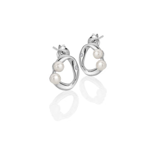 Stříbrné náušnice Hot Diamonds Pearl DE917