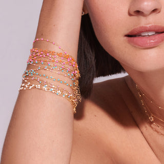Pozlacený stříbrný náramek Hot Diamonds x Jac Jossa Embrace DL658