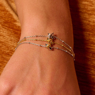Stříbrný náramek Hot Diamonds Coupled DL726