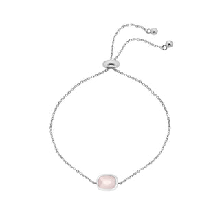 Stříbrný náramek Hot Diamonds Rose Quartz DL734