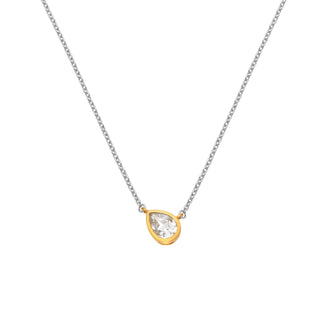Pozlacený stříbrný náhrdelník Hot Diamonds Ovals DN241