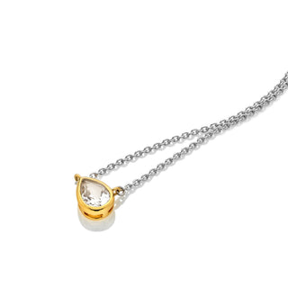 Pozlacený stříbrný náhrdelník Hot Diamonds Ovals DN241