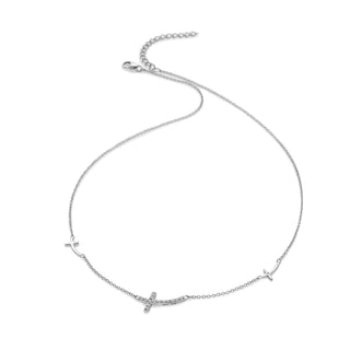 Stříbrný náhrdelník Hot Diamonds Cross DN247