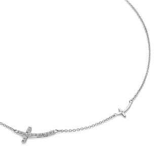 Stříbrný náhrdelník Hot Diamonds Cross DN247