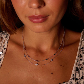 Stříbrný náhrdelník Hot Diamonds Star DN248