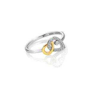Pozlacený stříbrný prsten Hot Diamonds Ovals DR330