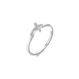 Stříbrný prsten Hot Diamonds Cross DR334