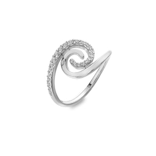 Stříbrný prsten Hot Diamonds Swirl DR335