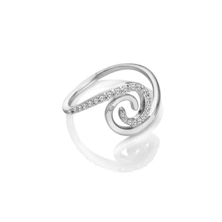 Stříbrný prsten Hot Diamonds Swirl DR335
