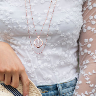 Přívěsek Hot Diamonds Emozioni Entro Coin Rose Gold 25 mm EC495