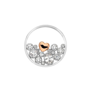 Přívěsek Hot Diamonds Emozioni Spirito Libero Heart Coin 33 mm EC496
