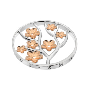 Přívěsek Hot Diamonds Emozioni Fiore Coin Rose Gold 33 mm EC511