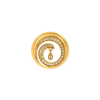 Přívěsek Hot Diamonds Emozioni Oceano Teardrop Coin 25 mm EC562
