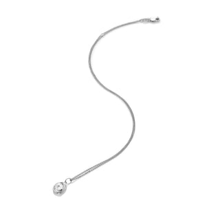 Stříbrný přívěsek Hot Diamonds Silver Whisper Oval Set Pearl SWP024