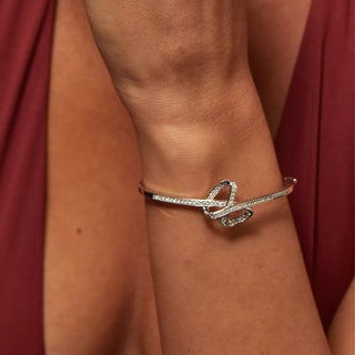 Pevný stříbrný náramek Hot Diamonds Aurora DC223