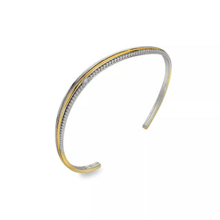 Pevný pozlacený stříbrný náramek Hot Diamonds Teardrop DC228