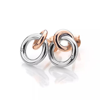Stříbrný přívěsek Hot Diamonds Eternity Rose Gold DP373