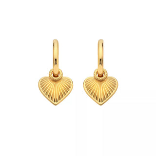 Stříbrné pozlacené náušnice Hot Diamonds x Jac Jossa Hope DE808