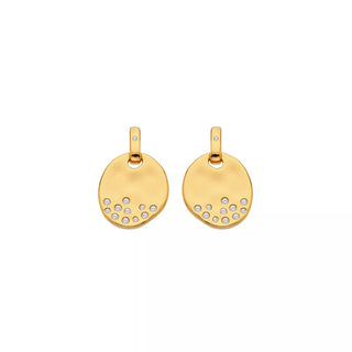 Stříbrné pozlacené náušnice Hot Diamonds x Jac Jossa Soul DE810