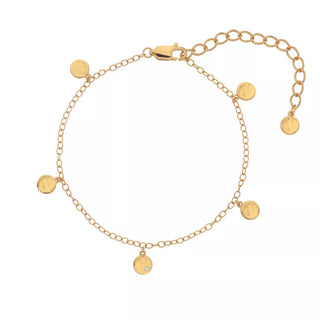 Stříbrný pozlacený náramek Hot Diamonds x Jac Jossa Soul DL639