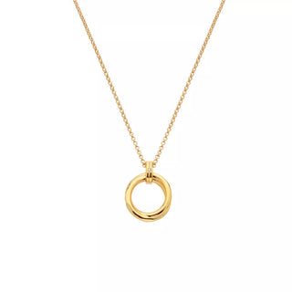 Stříbrný pozlacený náhrdelník Hot Diamonds x Jac Jossa Soul DP1022