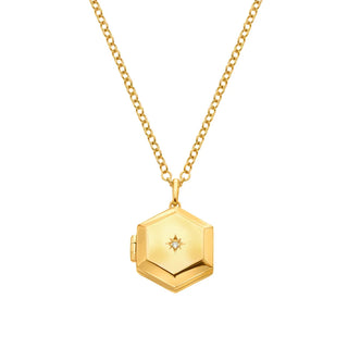 Pozlacený stříbrný náhrdelník Hot Diamonds X Golden Edit Much Loved DP1102