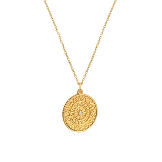 Pozlacený stříbrný náhrdelník Hot Diamonds X Golden Edit Athena DP1104