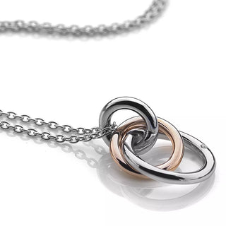 Stříbrný přívěsek Hot Diamonds Eternity Rose Gold DP373