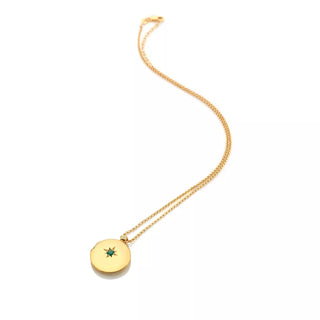 Pozlacený náhrdelník Hot Diamonds X Gemstones Locket DP932