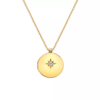 Pozlacený náhrdelník Hot Diamonds X Gemstones Locket DP933