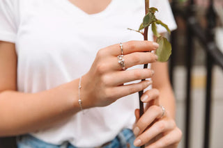 Stříbrný prsten Hot Diamonds Willow DR207