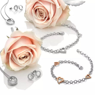 Stříbrný náramek Hot Diamonds Love DL564