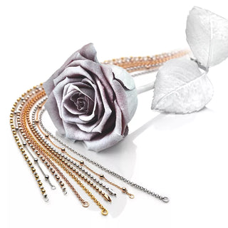 Stříbrný řetízek Hot Diamonds Emozioni Bead Silver Rose 61