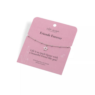 Stříbrný náramek Hot Diamonds Silver Whisper Friendship SWB015