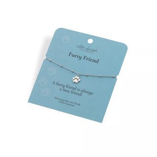 Stříbrný náramek Hot Diamonds Silver Whisper Paw Print SWB018