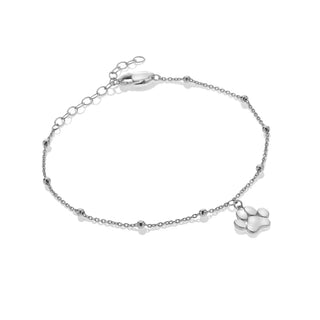 Stříbrný náramek Hot Diamonds Silver Whisper Paw Print SWB018