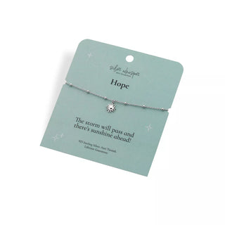 Stříbrný náramek Hot Diamonds Silver Whisper Hope SWB024