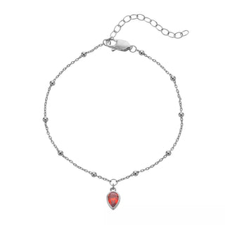 Stříbrný náramek Hot Diamonds Silver Whisper January SWB025