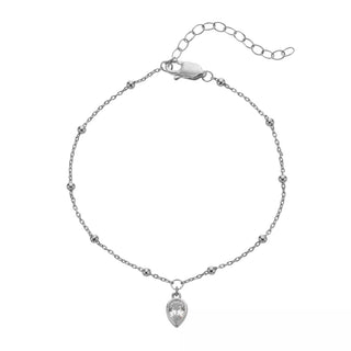 Stříbrný náramek Hot Diamonds Silver Whisper April SWB028