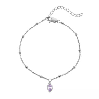 Stříbrný náramek Hot Diamonds Silver Whisper June SWB030