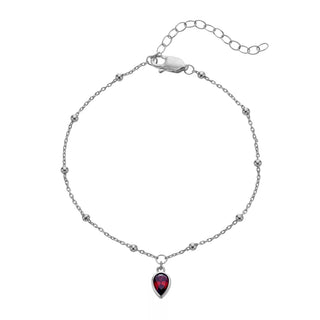 Stříbrný náramek Hot Diamonds Silver Whisper July SWB031