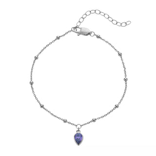 Stříbrný náramek Hot Diamonds Silver Whisper September SWB033