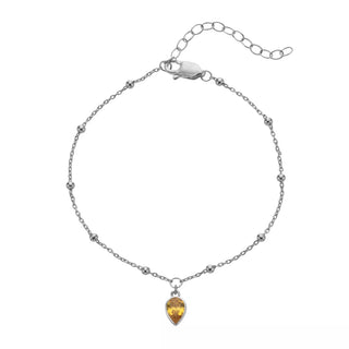 Stříbrný náramek Hot Diamonds Silver Whisper November SWB035