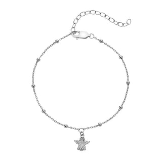 Stříbrný náramek Hot Diamonds Silver Whisper Christmas Angel SWB061